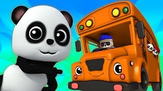 Le ruote del bus  Canzoni per bambini  rime in italiano  Wheels on the Bus  Kids Tv Italiano [upl. by Rednaskela]