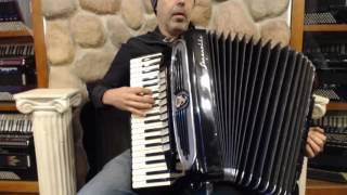 2363  Black Serenelli Acarion Piano Accordion 41 120 LMMH 1495 [upl. by Beka]