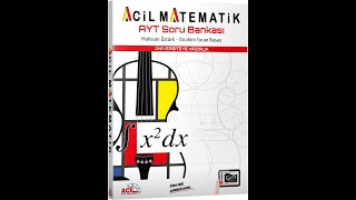 İkinci Dereceden Denklemler Test 1  2023 ACİL MATEMATİK AYT SORU BANKASI ÇÖZÜMLERİ [upl. by Faustine180]