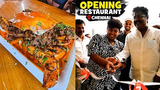 Opening Restaurant in Nungambakkam🔥Arabian Garden Seafood Restaurant  Irfans View [upl. by Iinden]