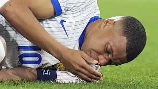 Frances Kylian Mbappé sufferers broken nose in Euro 2024 match [upl. by Athey]