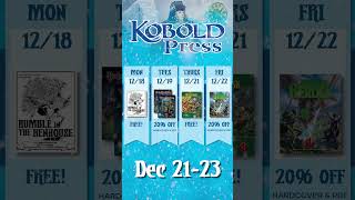 Kobold Press  ADVENTure Calendar Sale 1218 thru 1224 koboldpress dnd5e ttrpg [upl. by Amisoc]