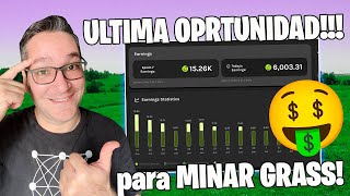 GRASS ULTIMA OPORTUNIDAD PARA MINARLA🤑 [upl. by Nosiram231]