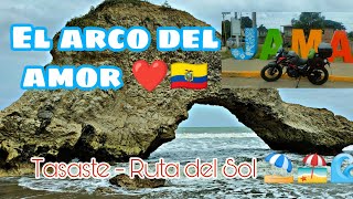 El arco del Amor  Ruta del Spondyllus Playas de Pedernales  Jama Ecuador [upl. by Etnahs]