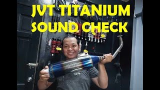 JVT PIPE TITANIUM V3 FOR AEROX V2 AND NMAX V2  SOUND CHECK [upl. by Azal]