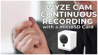 8  HOW TO USE CONTINUOUS RECORDING WITH A MICROSD CARD [upl. by Adiaroz895]