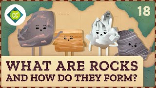 What Are Rocks and How Do They Form Crash Course Geography 18 [upl. by Nivrehs459]