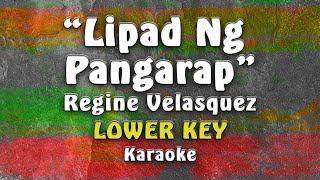 Lipad Ng Pangarap  Regine Velasquez Lower Key [upl. by Kcirredal]