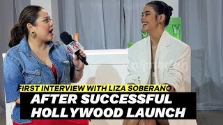 FULL INTERVIEW OF LIZA SOBERANO AFTER HOLLYWOOD DEBUT [upl. by Barbaresi]