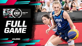 Mongolia 🇲🇳 vs USA 🇺🇸  Women  Full Game  FIBA 3x3 World Cup 2023  3x3 Basketball [upl. by Onailil]