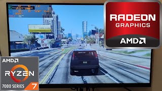 Ryzen 7 7700 igpu GTA V [upl. by Leruj]