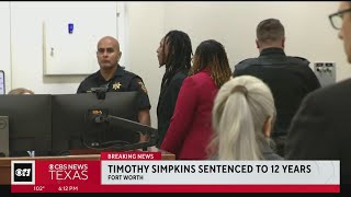 Timothy Simpkins sentenced to 12 years [upl. by Bullard]