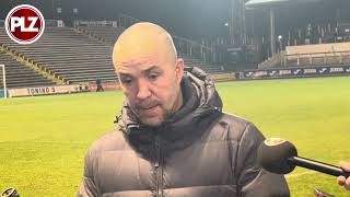 Greenock Morton manager praises fans after Scottish Cup defeat [upl. by Rafat]