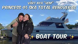 VLOGG 517  NU BÖRJAR RENOVERINGEN AV BÅTEN 😍 [upl. by Kerwon]