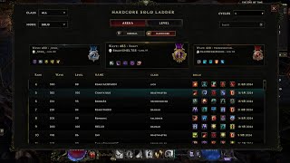 Last epoch HC SSF Rank5 primalist rank1 cycle11 arena Storm crows Beastmaster [upl. by Randal]