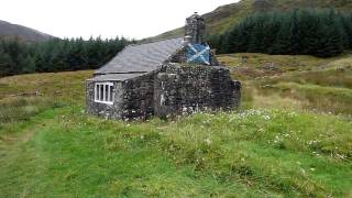 White Laggan Bothy Galloway Forest Park Grid Ref NX466775 [upl. by Koloski191]