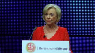 40 Jahre Bertelsmann Stiftung  Rede von Liz Mohn [upl. by Faun]