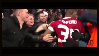 Marcus Rashford 2 Debut Goals Manchester United  Midtjylland 250216 [upl. by Badger]