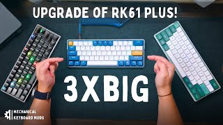 BIG Upgrade of RK61 Plus Gaming Typing and Quiet version [upl. by Ayyn]