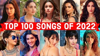 Top 100 HindiBollywood Songs of 2022 Year End Chart 2022  Popular Bollywood Songs 2022 [upl. by Anier]