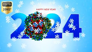 Free Happy New Year 20243D Greeting Card In Full HDNo CopyrightDownload Link In Description [upl. by Alusru]