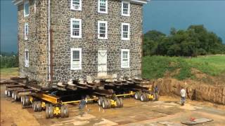 580TON Stone House Moved in 7 Hours [upl. by Dorlisa]