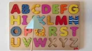 ABC Buchstaben lernen für Kinder [upl. by Crispen]