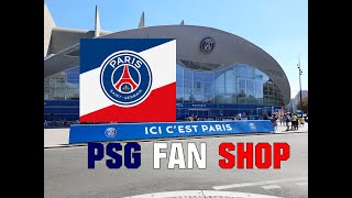 PARIS SaintGermain Fan shop Paris France [upl. by Siuraj]