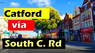 Drive by Catford on South Circular Road London [upl. by Eesyak975]