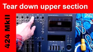 Tascam Portastudio 424 Mk II  Tear down upper section [upl. by Sherrill]