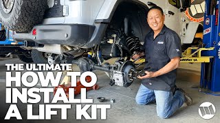 HOW TO Install a Lift Kit on a Jeep Wrangler JL for Beginners [upl. by Eeryn]