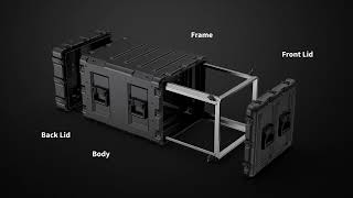 Pelican Hardigg SUPERV Product Animation for Custom Case Group [upl. by Boser176]