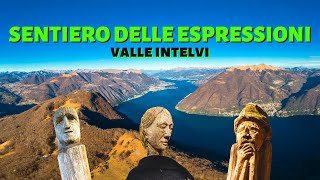 CHE RIPIDO il Sentiero delle Espressioni Valle dIntelvi  Trekking Lombardia [upl. by Nevet]