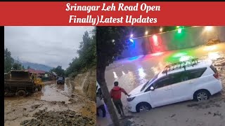 Traffic of Srinagar Ladakh Highway road resume  4 Aug 2024  Cloud Burst Updatezojila cloudburst [upl. by Eramat]