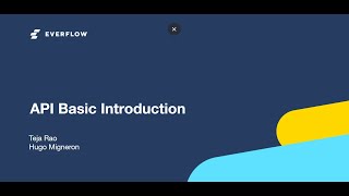 Using Everflow API Basic Introduction [upl. by Pepper921]