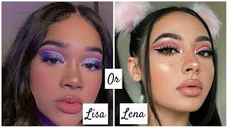 Lisa or lena makeup looks amp nails Choices💅 [upl. by Yracaz]