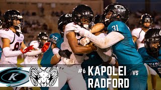 Kapolei vs Radford  Hawaii Football 2023 [upl. by Darn148]