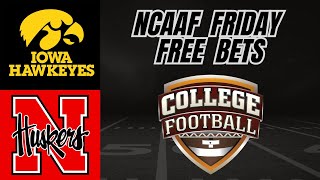 Iowa  Nebraska Friday 112423 NCAAF Picks and Predictions  Picks amp Parlays [upl. by Nameloc619]