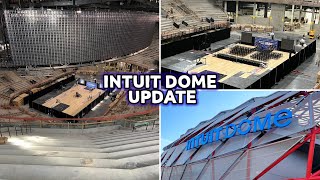 COMING THIS SUMMER Intuit Dome Construction Update NBA All Stars Venue Court Exterior Halo Board [upl. by Crofoot]