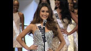 PENAMPILAN FREDERIKA CULL DI MALAM PRELIMINARY MISS UNIVERSE 2019 MINUS SWIMSUIT [upl. by Brosy]