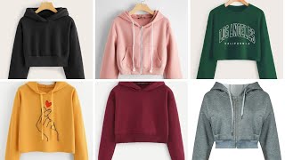 Top Women Crop Hoodies Design Ideas  Women Fashion Tips  Women Fashion womenfashionlatest [upl. by Tobin]