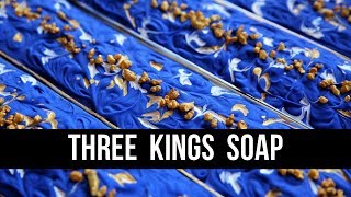 Three Kings Soap My Most Expensive Batch Ever  Royalty Soaps [upl. by Leumhs326]