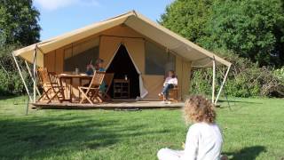 French Campsites  Château de Martragny near Bayeux Normandy [upl. by Nadroj]