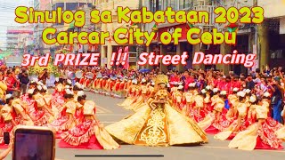 Sinulog sa Kabataan 2023 Carcar City Cebu 3rd PRIZE Street Dancing  Sinulog Festival 2023 Cebu [upl. by Ralston]