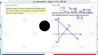 Matematik 1  I Dereceden İki Bilinmeyenli Denklem Ve Eşitsizlikler 1📏 [upl. by Yzzik]