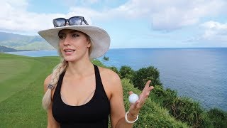 STUNNING HAWAIIAN OCEAN SIDE GOLF VLOG  PRINCEVILLE MAKAI GOLF CLUB [upl. by Nyllek130]