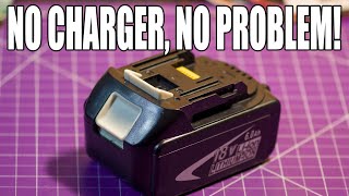 Charging A Drill Battery Without An quotOfficialquot Charger [upl. by Lyrahs]