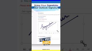 Create amp Use Electronic Signature on PDF Word Outlook amp Excel 3 tutorial esignature esign [upl. by Rika]