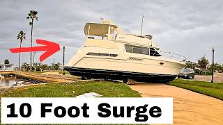 Salvage Deals or SCRAP Yard  Hurricane Milton  Harbor Yacht Tours [upl. by Yrruc]