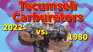 The Truth about TECUMSEH CARBURETORS Old Style vs New Style [upl. by Ydne]